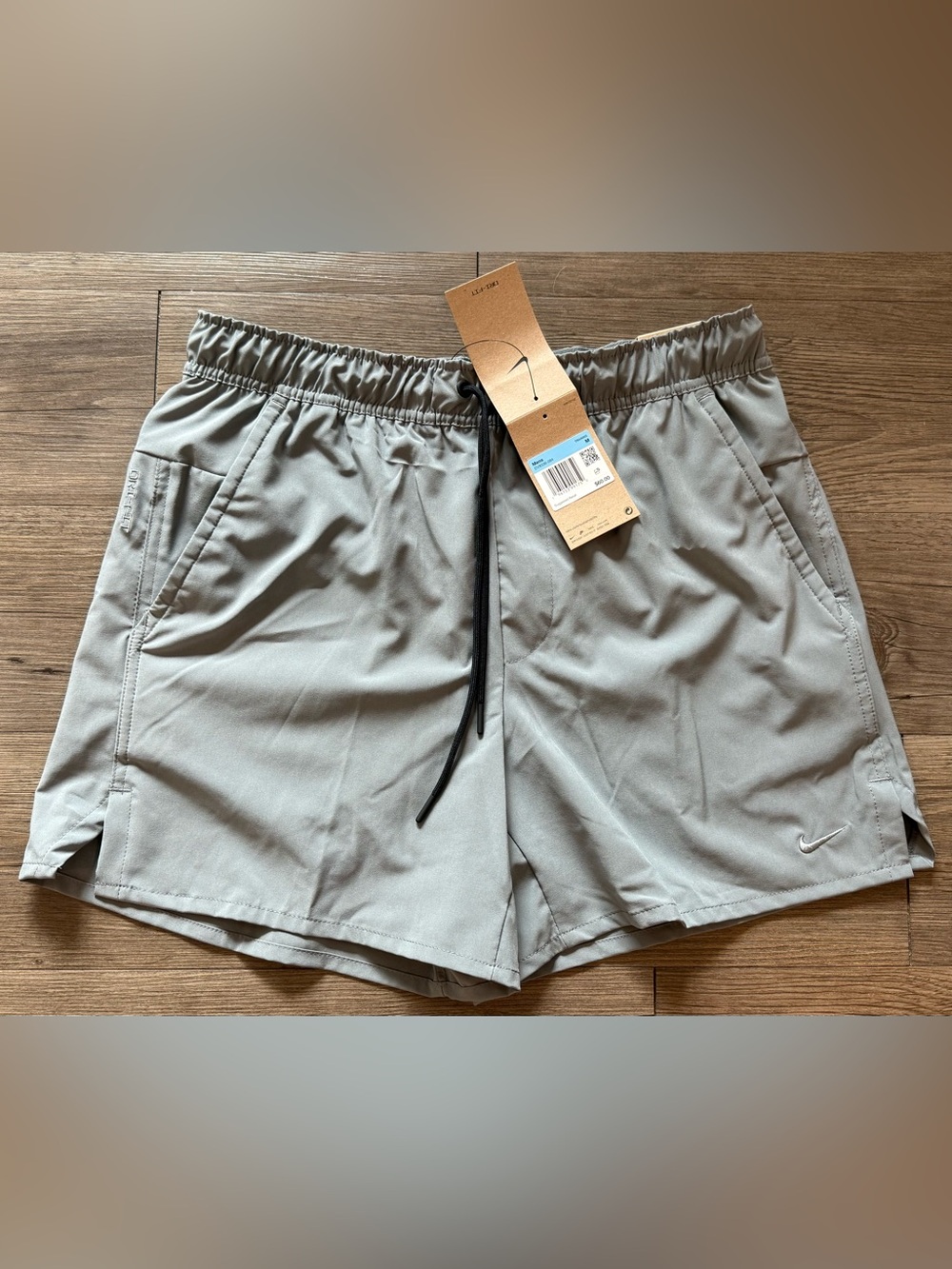 Nike Men's Medium Dri-FIT Unlimited 5" Unlined Versatile Shorts, Gray